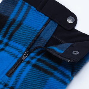 Blue Plaid Zip/Snap Fleece™ Jacket