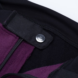 Plum Purple Zip/Snap Fleece™ Jacket