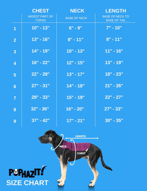 Blue Plaid Dog Vest | Plaid Dog Jacket | Puphazit
